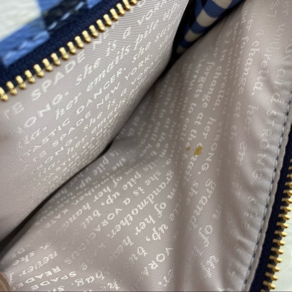 KATE SPADE HYDE LANE GINGHAM LEATHER BACKPACK HARTLEY main image 14